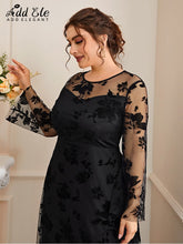 Load image into Gallery viewer, Flare Sleeve Sweet Midi Dress