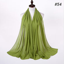 Load image into Gallery viewer, Plain Chiffon Scarf 2