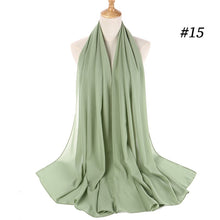 Load image into Gallery viewer, Plain Chiffon Scarf 2
