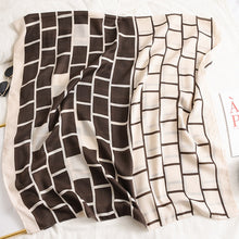 Load image into Gallery viewer, Multicolor Plaid Viscose Scarves