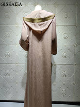 Load image into Gallery viewer, Hooded Arabic Abaya