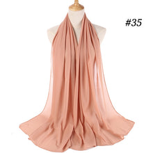 Load image into Gallery viewer, Plain Chiffon Scarf 2