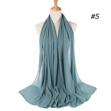 Load image into Gallery viewer, Plain Chiffon Scarf 2