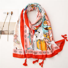 Load image into Gallery viewer, Dot Print Scarf