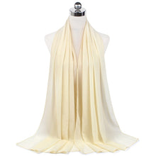 Load image into Gallery viewer, Women Solid Chiffon Scarf