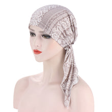 Load image into Gallery viewer, Elastic Jersey Turban Cap
