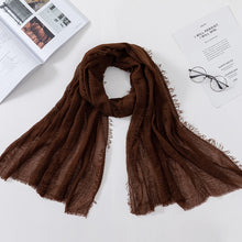 Load image into Gallery viewer, Plain Crinkled Scarf