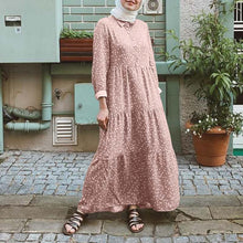 Load image into Gallery viewer, Long Sleeve Vested Ruffle Dress