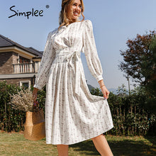 Load image into Gallery viewer, Simple Casual Puff Sleeve Dress
