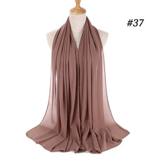 Load image into Gallery viewer, Plain Chiffon Scarf 2
