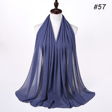 Load image into Gallery viewer, Plain Chiffon Scarf 2