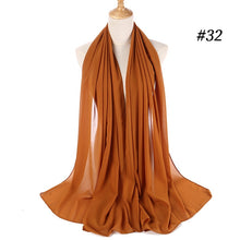 Load image into Gallery viewer, Plain Chiffon Scarf 2