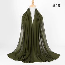 Load image into Gallery viewer, Plain Chiffon Scarf