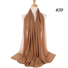 Load image into Gallery viewer, Plain Chiffon Scarf