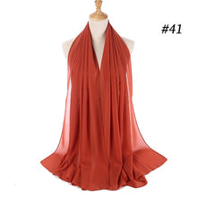 Load image into Gallery viewer, Plain Chiffon Scarf 2