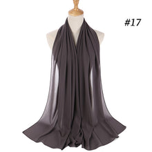 Load image into Gallery viewer, Plain Chiffon Scarf 2