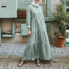 Load image into Gallery viewer, Long Sleeve Vested Ruffle Dress