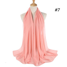 Load image into Gallery viewer, Plain Chiffon Scarf 2
