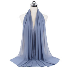 Load image into Gallery viewer, Women Solid Chiffon Scarf