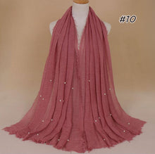 Load image into Gallery viewer, Crinkled Pearl Scarf