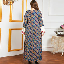 Load image into Gallery viewer, Modern Embroidery Long Sleeve Dress