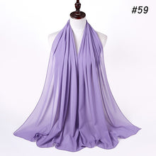 Load image into Gallery viewer, Plain Chiffon Scarf 2