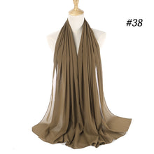 Load image into Gallery viewer, Plain Chiffon Scarf 2