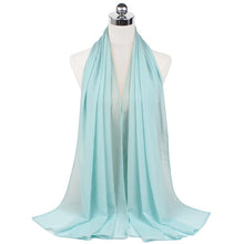 Load image into Gallery viewer, Women Solid Chiffon Scarf