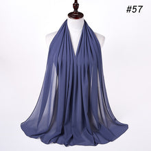Load image into Gallery viewer, Plain Chiffon Scarf