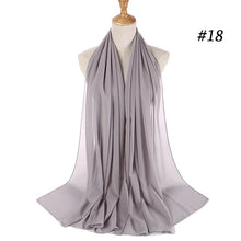 Load image into Gallery viewer, Plain Chiffon Scarf 2
