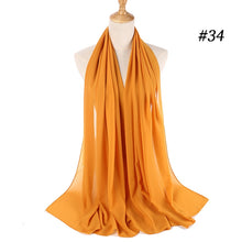 Load image into Gallery viewer, Plain Chiffon Scarf 2