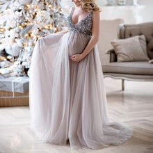 Load image into Gallery viewer, Sequin Maternity Dress