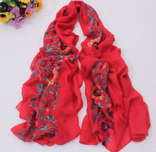 Load image into Gallery viewer, Floral Viscose Scarf
