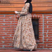 Load image into Gallery viewer, Bohemian Vintage Printed Maxi Dress
