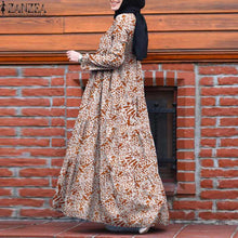 Load image into Gallery viewer, Bohemian Vintage Printed Maxi Dress