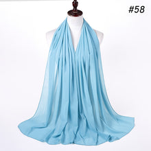 Load image into Gallery viewer, Plain Chiffon Scarf