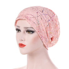 Load image into Gallery viewer, Sparkly Lace Turban
