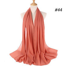 Load image into Gallery viewer, Plain Chiffon Scarf 2