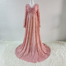 Load image into Gallery viewer, Lace Maternity Dress