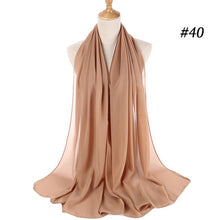 Load image into Gallery viewer, Plain Chiffon Scarf 2