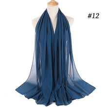 Load image into Gallery viewer, Plain Chiffon Scarf 2