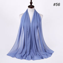 Load image into Gallery viewer, Plain Chiffon Scarf 2