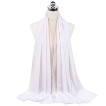 Load image into Gallery viewer, Women Solid Chiffon Scarf