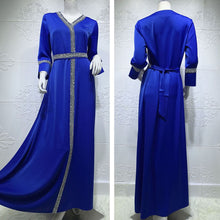 Load image into Gallery viewer, Diamond on Embroidery Abaya