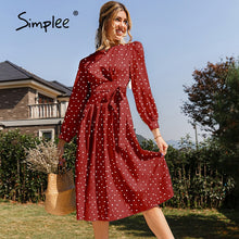 Load image into Gallery viewer, Simple Casual Puff Sleeve Dress
