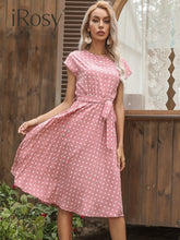 Load image into Gallery viewer, Pleated Polka Dots Dress