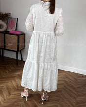 Load image into Gallery viewer, Embroidery Hollow Party Dress