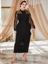 Load image into Gallery viewer, Elegant Long Sleeve Maxi Dress