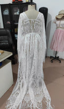 Load image into Gallery viewer, Boho Lace Maternity Photography Dress