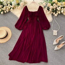 Load image into Gallery viewer, Chic Elegant Square Maxi Dress